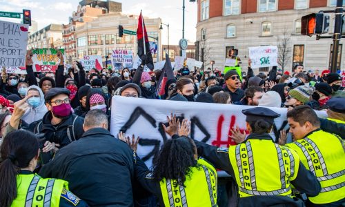 Katherine Clark’s daughter ‘aggressively’ lunged toward National Men’s March, police report says