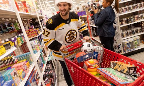 Santa’s burly Bruin elves