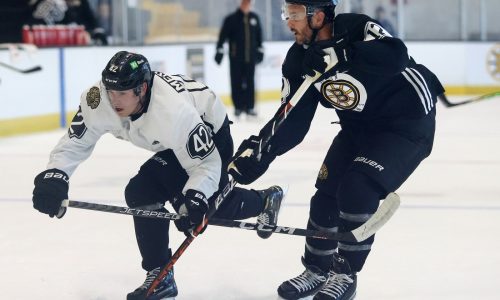 Bruins make lineup changes ahead of matinee against Blues