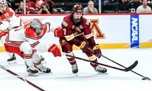 Injuries behind him, Hibbing’s Scott Perunovich looking forward with Blues