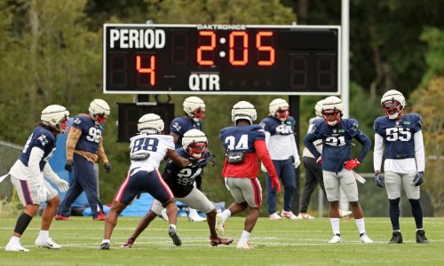Christian Barmore among 2 Patriots missing at practice Wednesday, Cole Strange returns