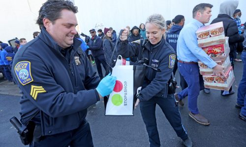 Stop and Shop donates 1,500 turkey’s to the Mayor Wu’s annual turkey donation drive