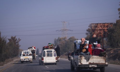 Thousands flee as Syrian insurgents advance to the doorstep of the country’s third-largest city