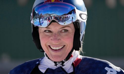 No victory, but a goal met in Lindsey Vonn’s first race in six years