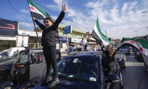 Jubilation and gunfire as Syrians celebrate the end of the Assad family’s half-century rule