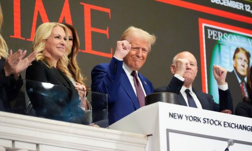 Rings a bell: Trump opens NYSE, named Time magazine’s ‘Person of the Year’