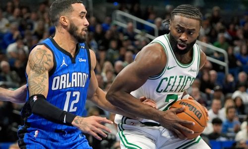 After late Jayson Tatum scratch, Celtics stall out in 108-104 loss to Magic