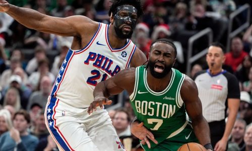 Celtics upset by surging 76ers in Christmas Day dud at TD Garden