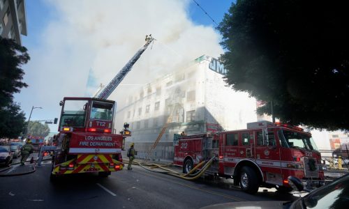 ‘Morrison Hotel’ made famous by The Doors goes up in flames in LA