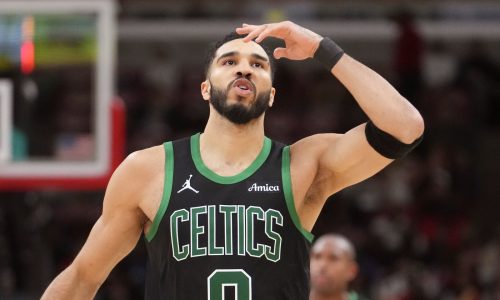 Jayson Tatum makes Celtics history as Boston pummels Bulls in rematch
