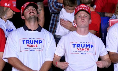 Young men swung to the right for Trump after a campaign dominated by masculine appeals