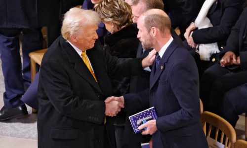 Prince William, Donald Trump rub elbows at Notre Dame reopening in Paris