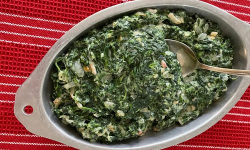 Recipe: Creamed spinach is the perfect side dish to prime rib for Christmas dinner