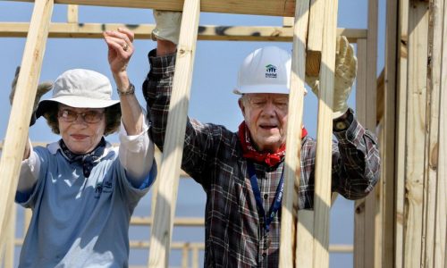 Jimmy Carter had local connections beyond his VP, including work here with Habitat for Humanity