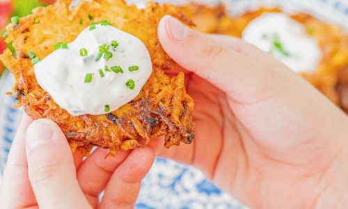 Hanukkah Recipe: Classic latkes with sweet or savory garnishes
