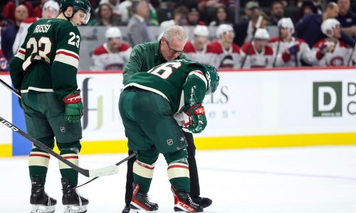 Injuries force Wild to juggle lineup in advance of Canucks visit