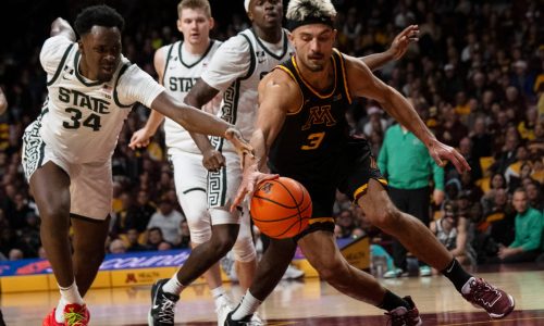 Gophers held down in 90-72 loss to Michigan State