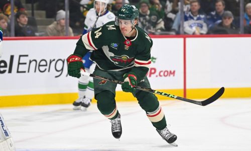 Two-thirds of Wild top line back together with Eriksson Ek’s return