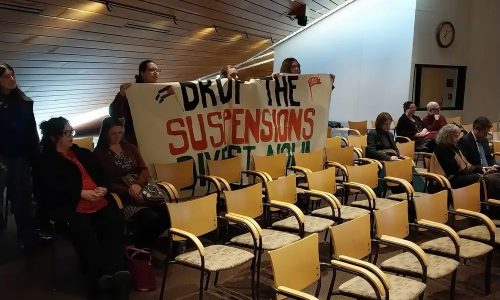 U of M students interrupt Board of Regents meeting in protest for divestment