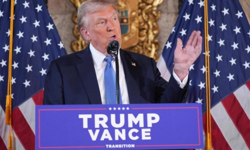 Trump weighs in on NY mayor, vaccines and drones in freewheeling press conference at Mar-a-Lago