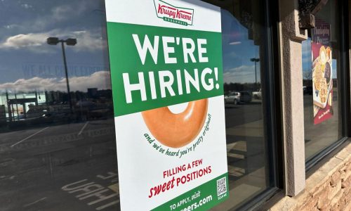 US applications for unemployment benefits come back down after last week’s big rise