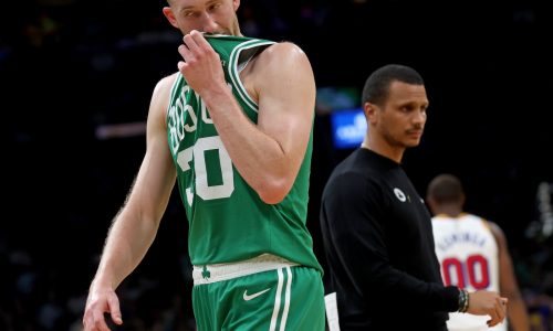 Celtics’ Sam Hauser frustrated by nagging back injury: ‘It sucks’