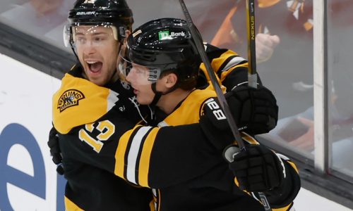 Bruins notebook: Charlie Coyle bumps up again
