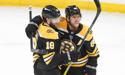 Bruins make lineup tweaks for Seattle