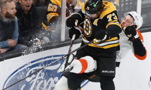 Bruins notebook: Hits are piling up for B’s – in a good way