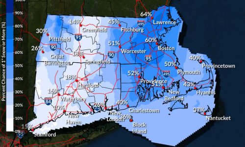 After Massachusetts gets some snow, could there be a White Christmas?