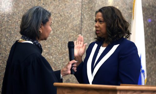 Allison Cartwright, victor of Boston’s hottest race, sworn in as $190K Suffolk SJC clerk