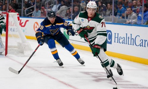 Patience pays off for Wild blue line prospect Carson Lambos