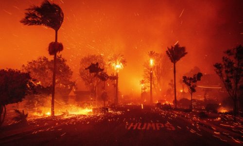 Photos: Wildfires race across Southern California