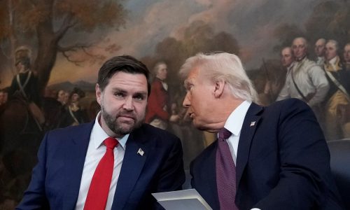 Text: President Trump’s statement of America First priorities