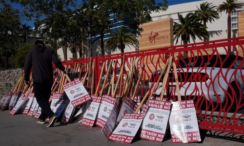 Las Vegas hotel workers union reaches tentative deal with casino to end longest strike in decades