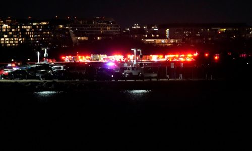Passenger jet collides with helicopter while landing at Reagan Washington National Airport, FAA says