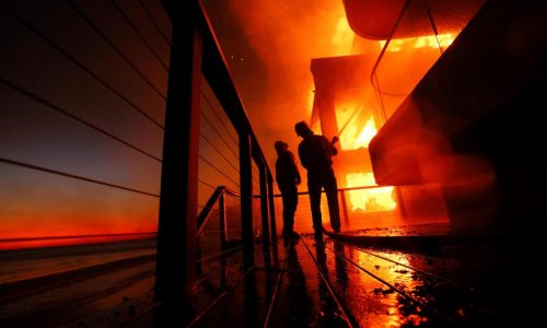 Hollywood Hills fire breaks out as deadly wildfires burn out of control across Los Angeles area