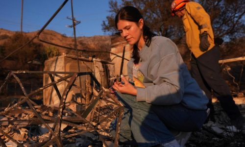 As flames linger, talk turns to rebuilding Los Angeles neighborhoods leveled by wildfires