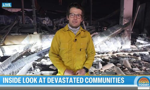 NBC’s Jacob Soboroff finds the burnt-out home where he grew up, as wildfire stories turn personal