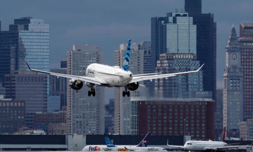 JetBlue passenger suddenly opens exit door as flight is taxiing for takeoff at Boston airport