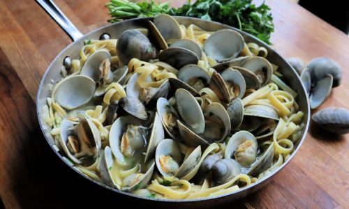 Shoreview author’s pasta and clams recipe offers a taste of France