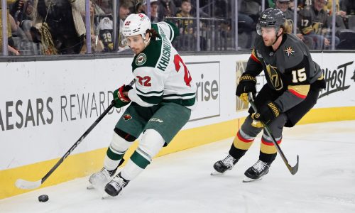 Knights’ desert storm erases Wild’s early lead in rare road loss