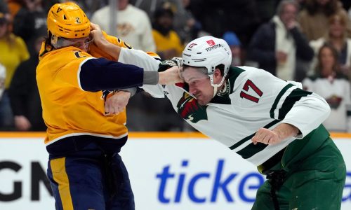 Another early lead fades in Nashville as Wild lose third in a row