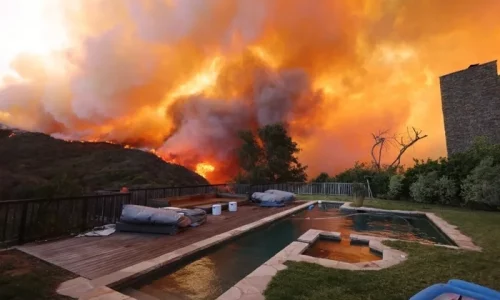 Thousands of Californians Flee Massive Palisades Fire Fueled by Strong Winds