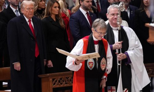 Episcopal bishop says she’ll continue to pray for Trump, who lashed out at her over viral sermon