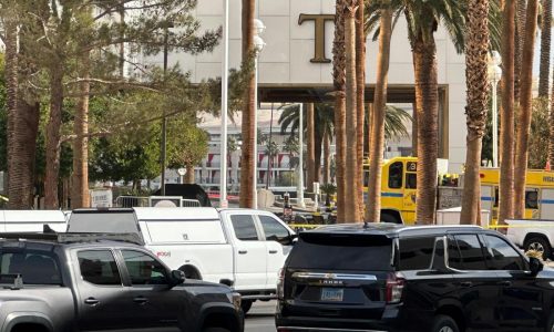 1 person dies when truck catches fire and explodes outside Trump’s Las Vegas hotel