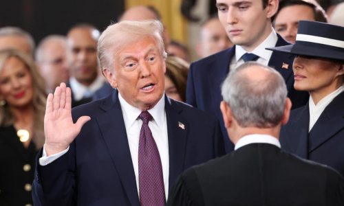 Estimated 24.6 million TV viewers watched inauguration coverage, smallest audience since 2013