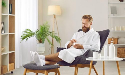Unwind in warmth with these top fleece robes for men