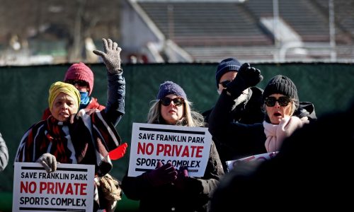 ‘Huge win’: Opponents of Boston’s White Stadium plan protest demolition, buoyed by deadlocked City Council vote