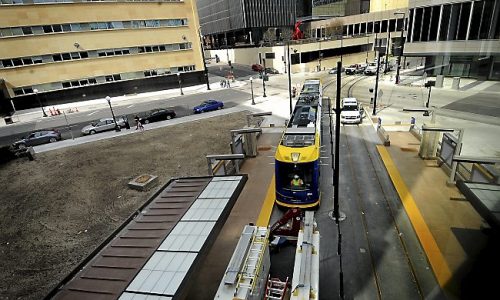In downtown St. Paul, Flaherty and Collins proposes 300 market-rate apartments at Green Line’s Central Station